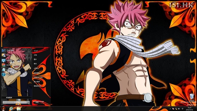 妖精的尾巴 夏·多拉格尼尔xp主题 win7主题 win8.1主题 手机主题