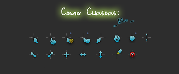 Comix Cursors - 图标指针 - 致美化