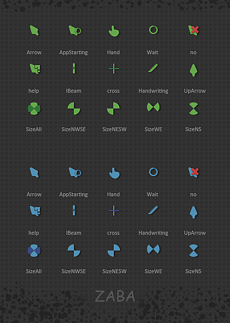 Zba Icon Zaba - 图标指针 - 致美化