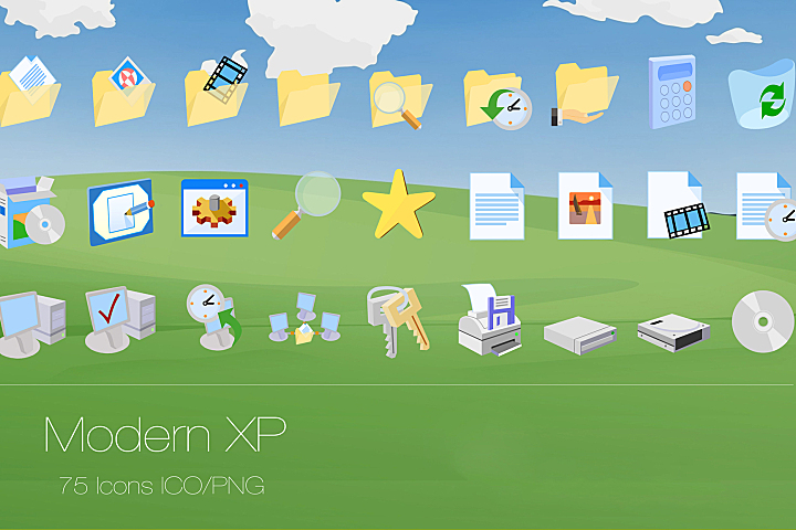 Modern XP - 图标指针 - 致美化