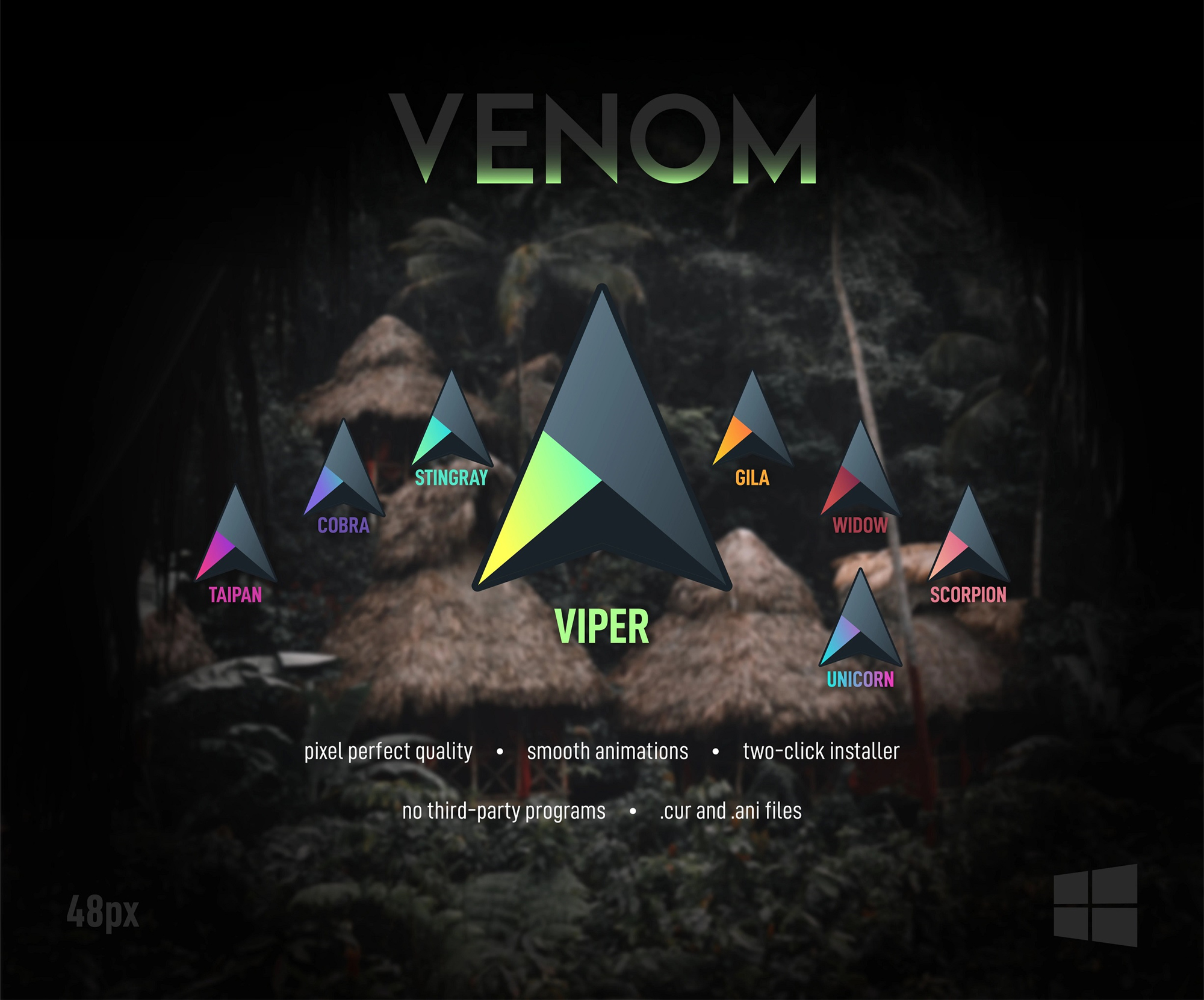 毒液 Venom 光标 - Win10系统之家