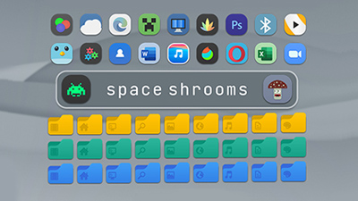 太空蘑菇 Space Shrooms Icons