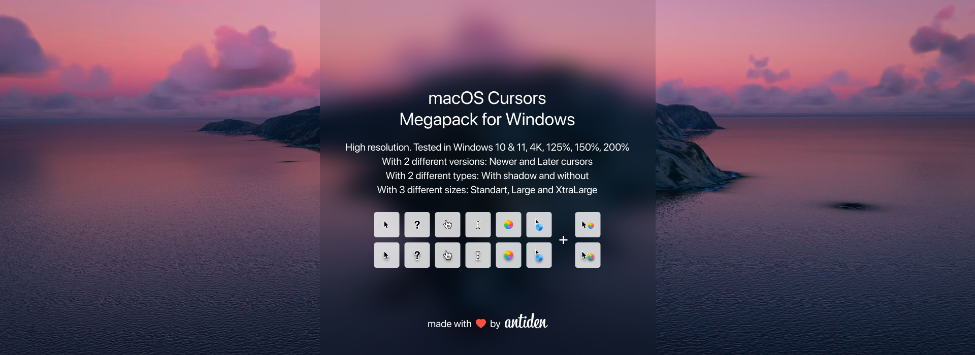 macOS 4K 高清光标 - 图标指针 - 致美化