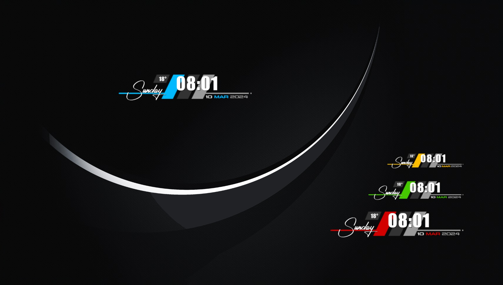 太阳 时间 雨滴皮肤-极客源码