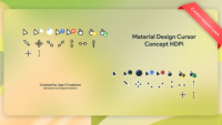 Material Design 高清概念版光标